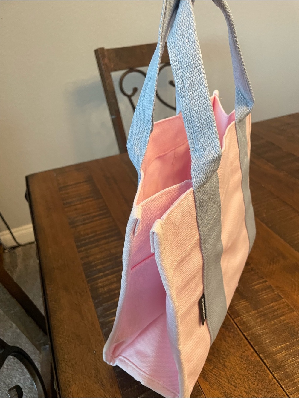 Starbucks Pink Canvas Tote with Light Gray Straps - Picture 3 of 11